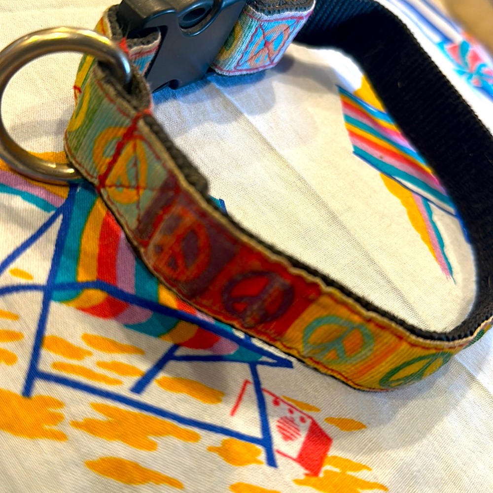 Peace Sign Dog Collar